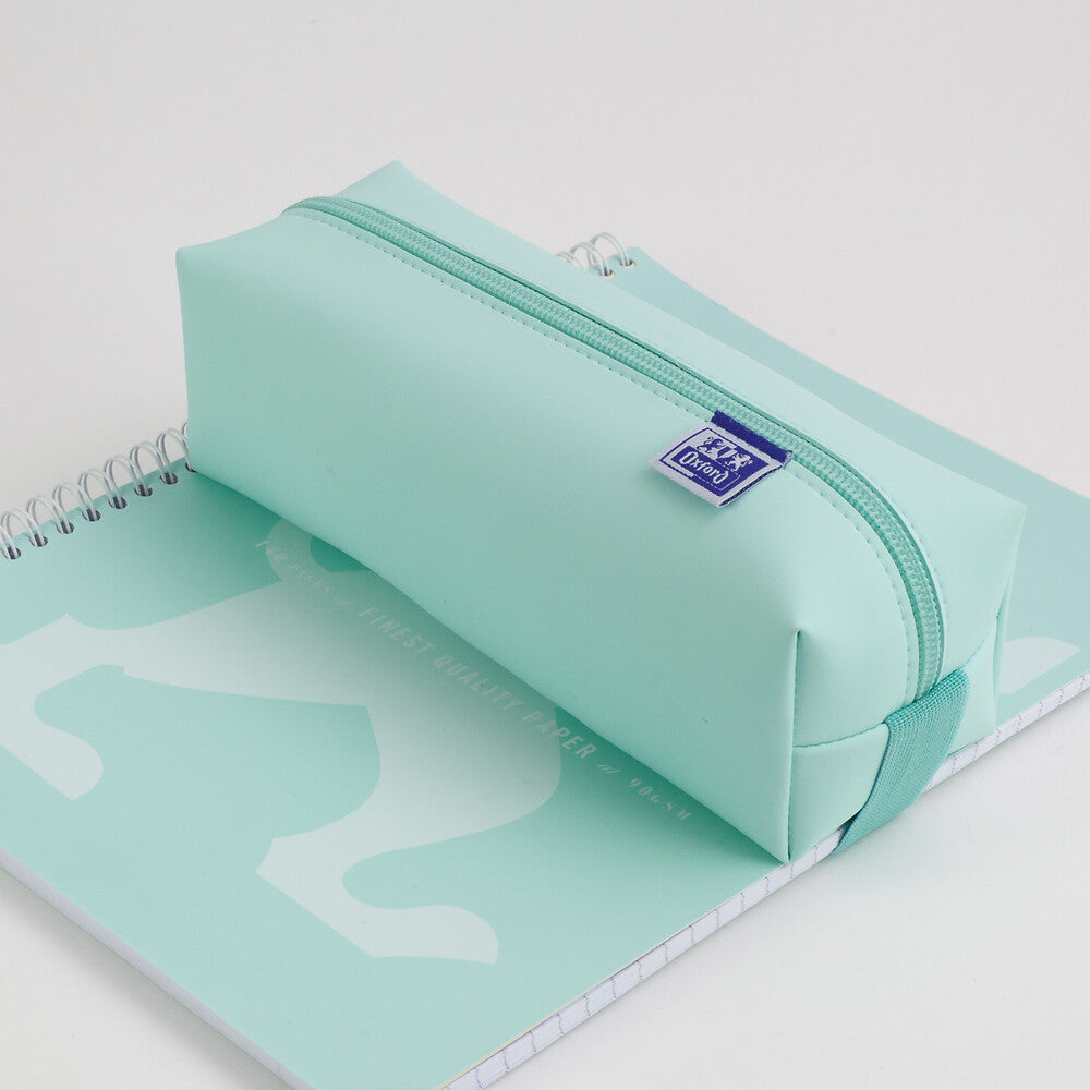 Oxford Light Blue Large Square Pencil Case