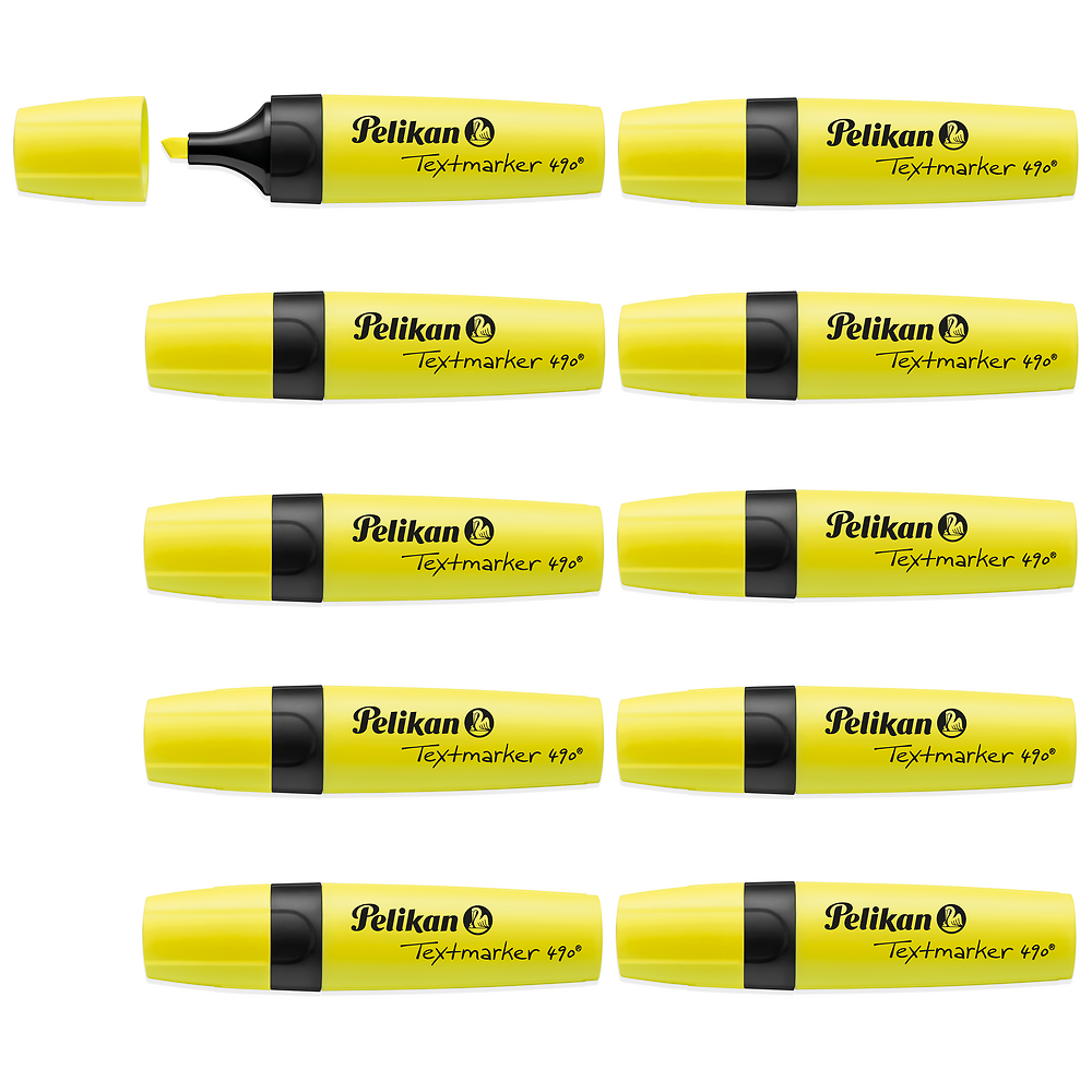Pelikan Yellow Highlighters, Pack of 10