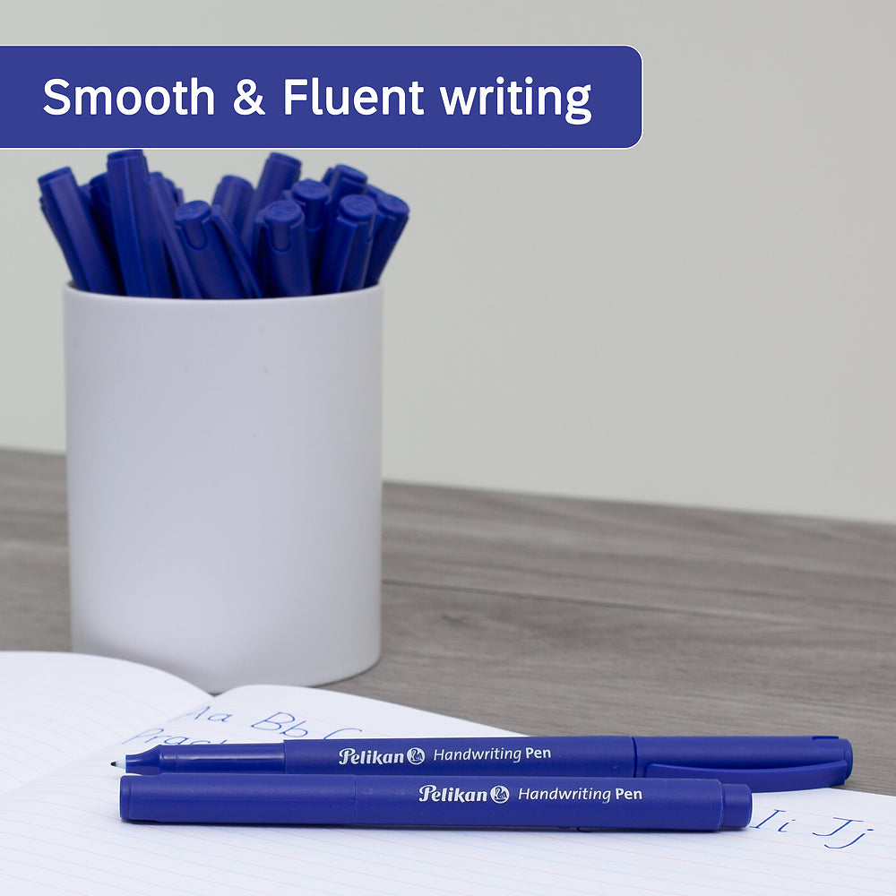 Pelikan Handwriting Pens, Blue, Pack of 20