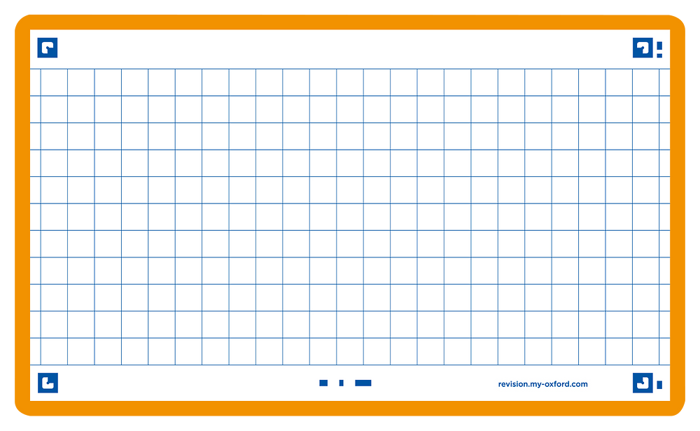 Oxford Orange Flash Cards, Squared, 7.5x12.5, Pack of 80