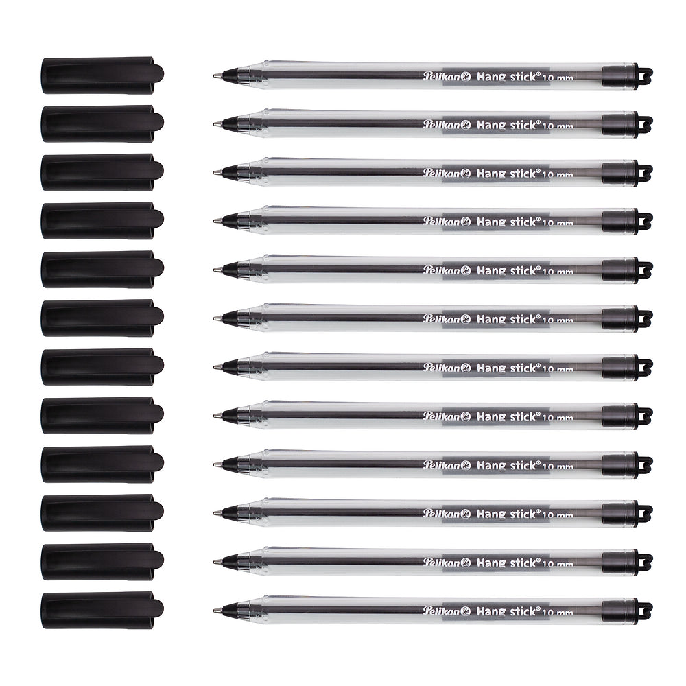 Pelikan Black Ballpoint Pens, Pack of 12