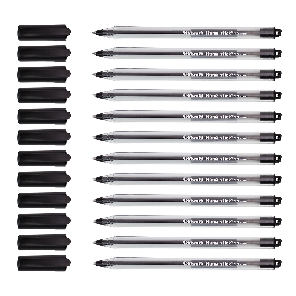 Pelikan Black Ballpoint Pens, Pack of 12