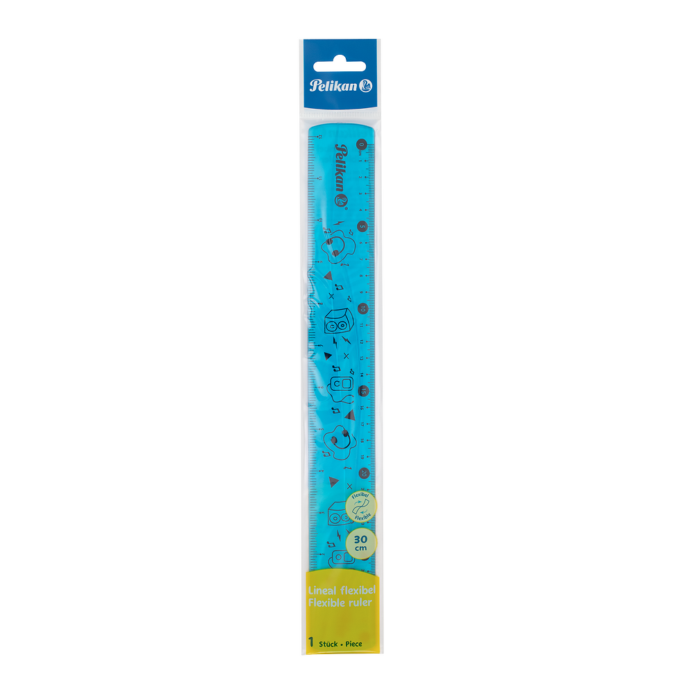 Pelikan Flexible Ruler, Blue