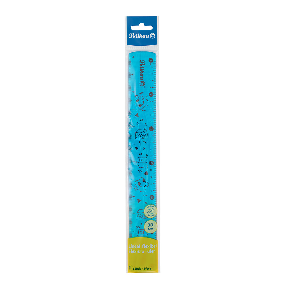 Pelikan Flexible Ruler, Blue