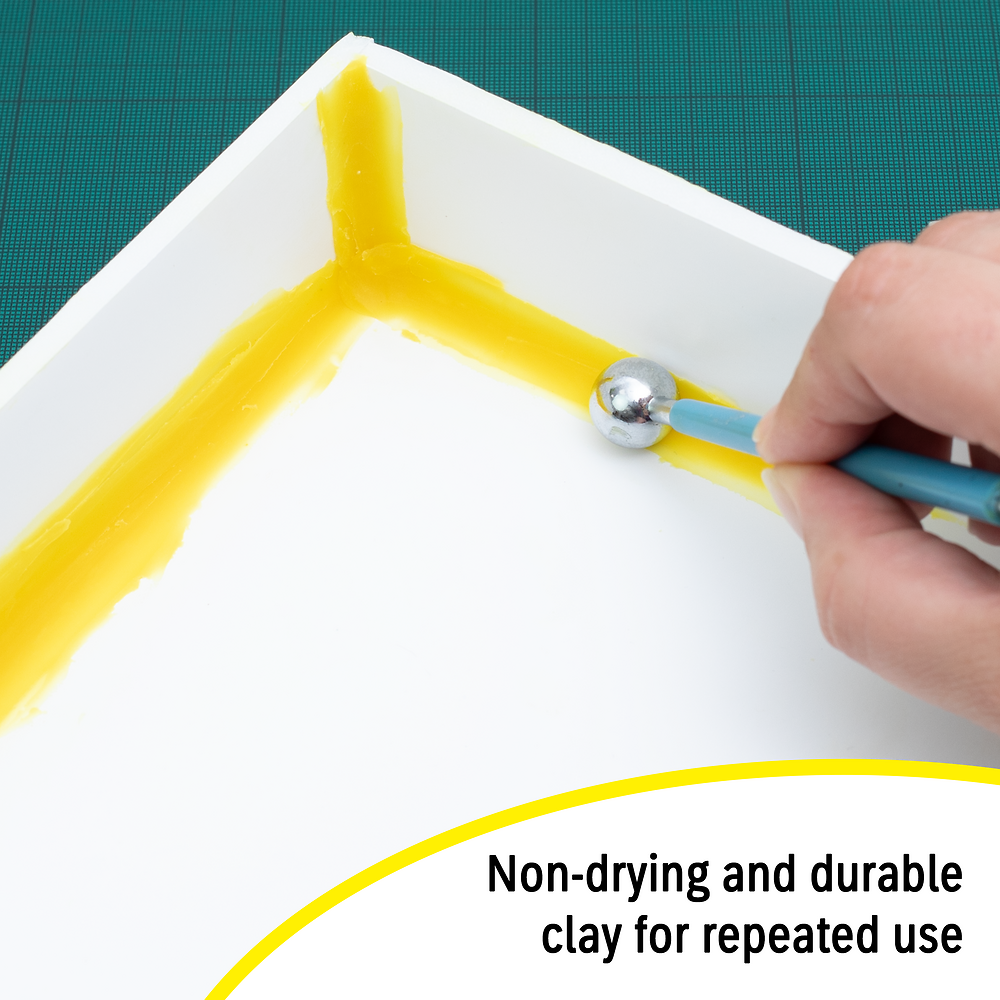 Pelikan Yellow Nakiplast Modelling Clay, Carton of 32