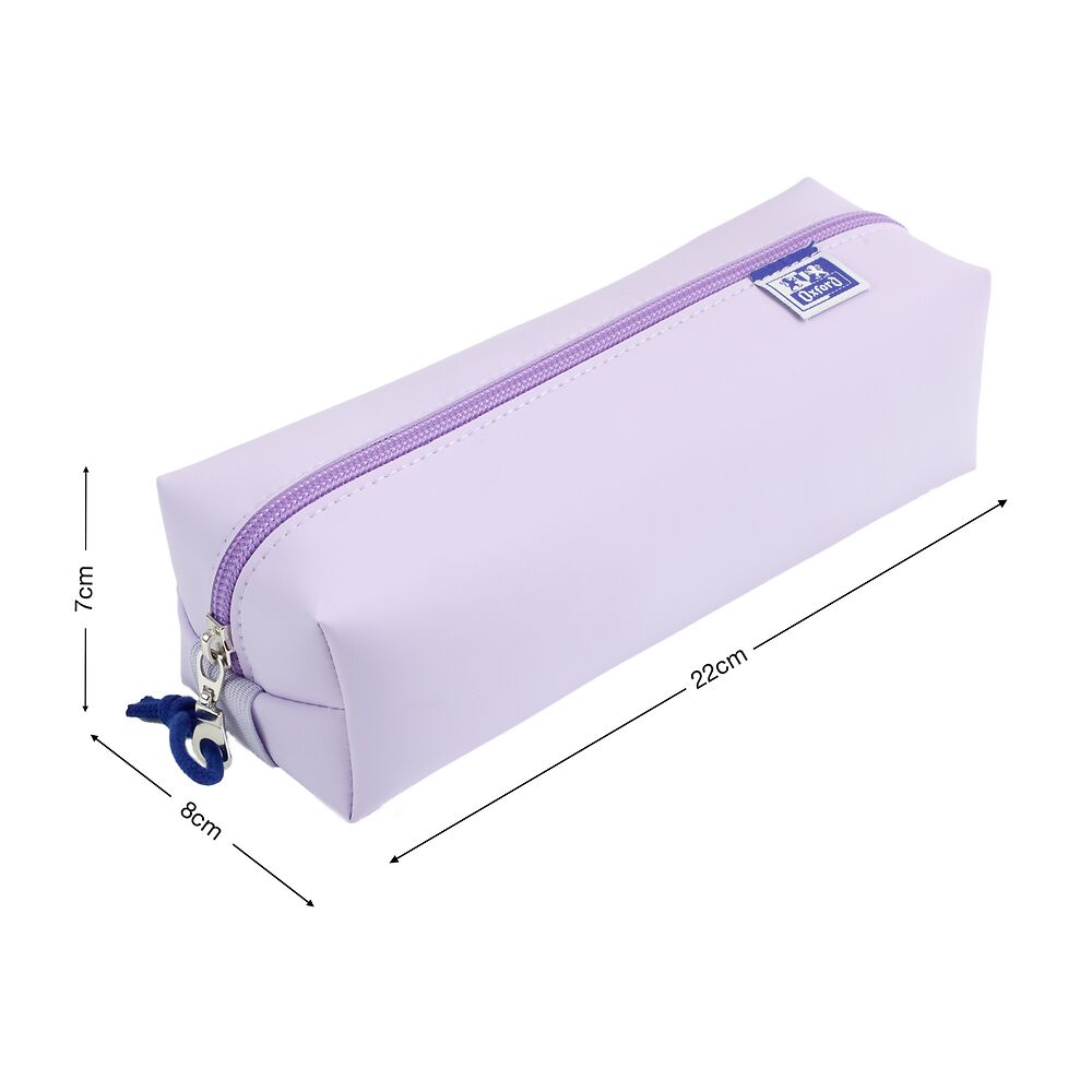 Oxford Large Square Pencil case, Lavender