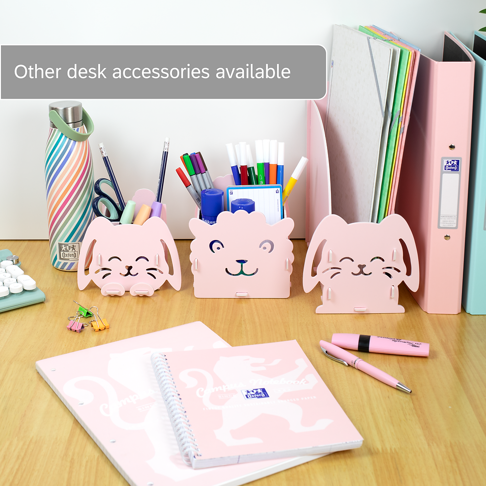 Oxford Leo&Co Magazine File Foam PP, Pink Rabbit