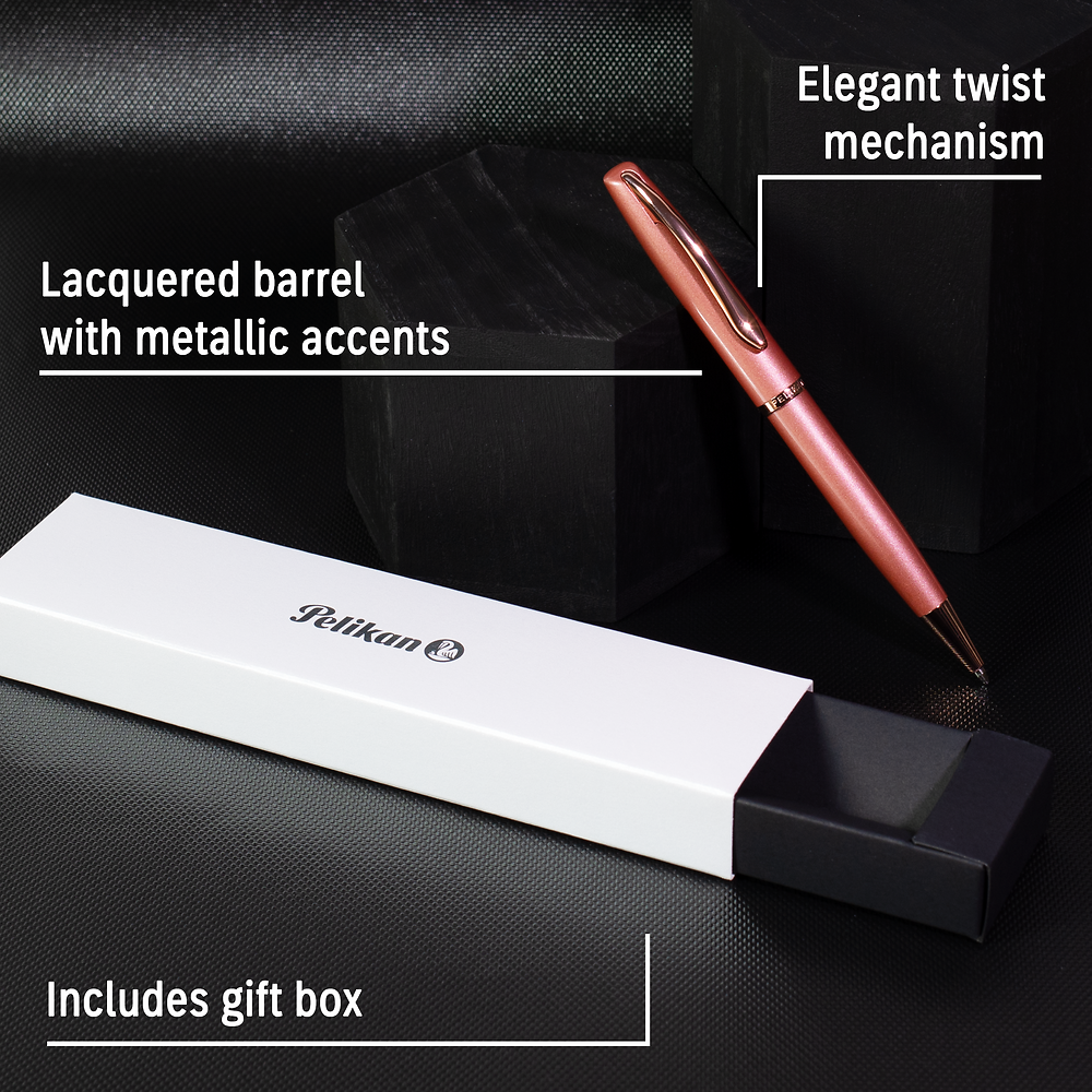 Pelikan Jazz Noble Elegance Ballpoint Pen Gift Set, Rose