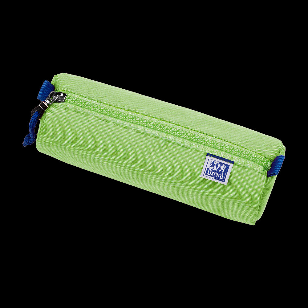 Oxford large round pencil case, bright green
