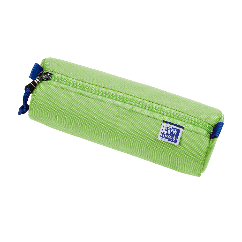 Oxford Bright Green Large Round Pencil Case