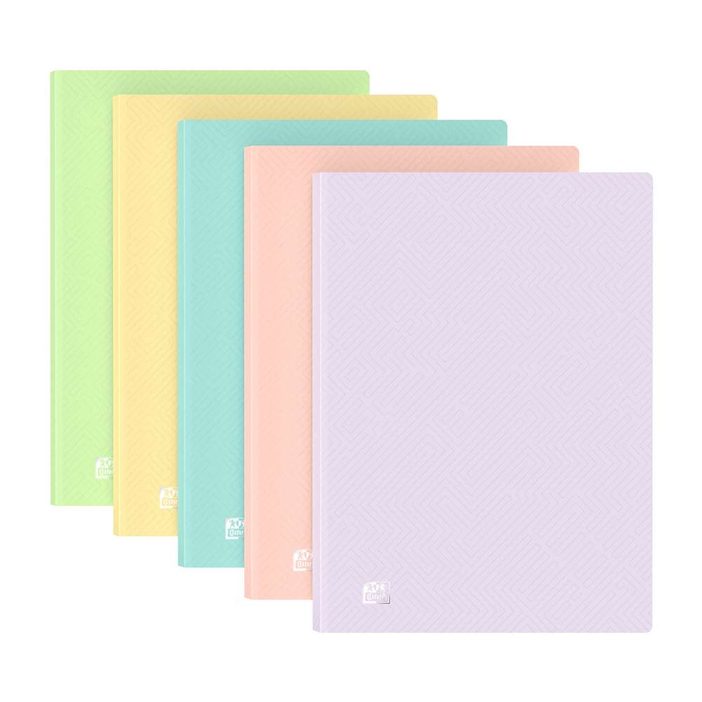 Oxford Urban Display Book, Assorted Pastel Colours, Pack of 5