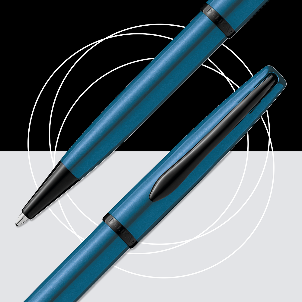 Pelikan Jazz Noble Elegance Ballpoint Pen Gift Set, Aquamarine