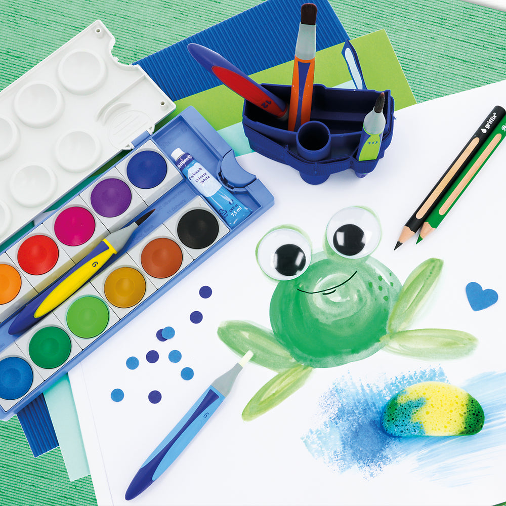 Pelikan Griffix Ergonomic Paint Brushes, Pack of 5