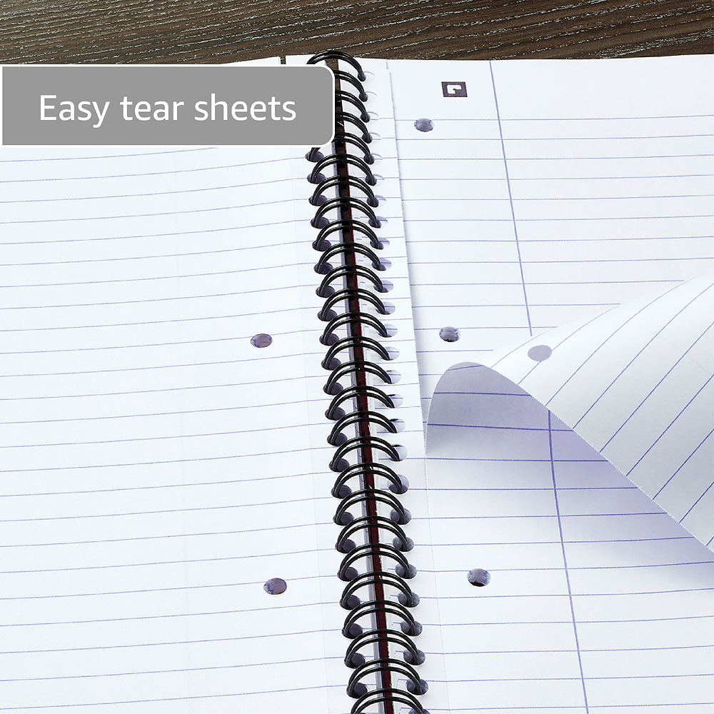 Oxford Campus Pastel Pink A4+ Card Cover Wirebound Notebook Ruled with Margin 140 Pages