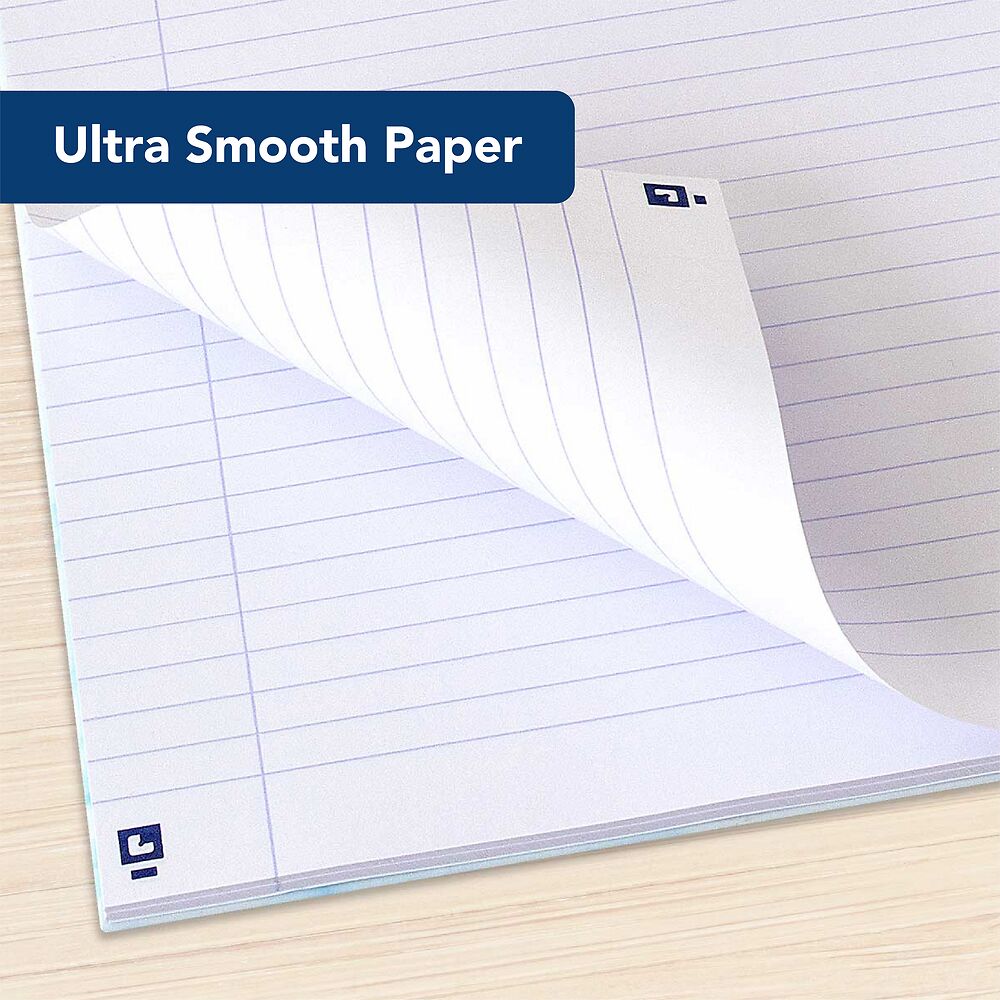 Oxford Marble A5 Hard Cover Wirebound Notebook Twin Pack, Ruled with Margin, 140 Pages, Scribzee Enabled