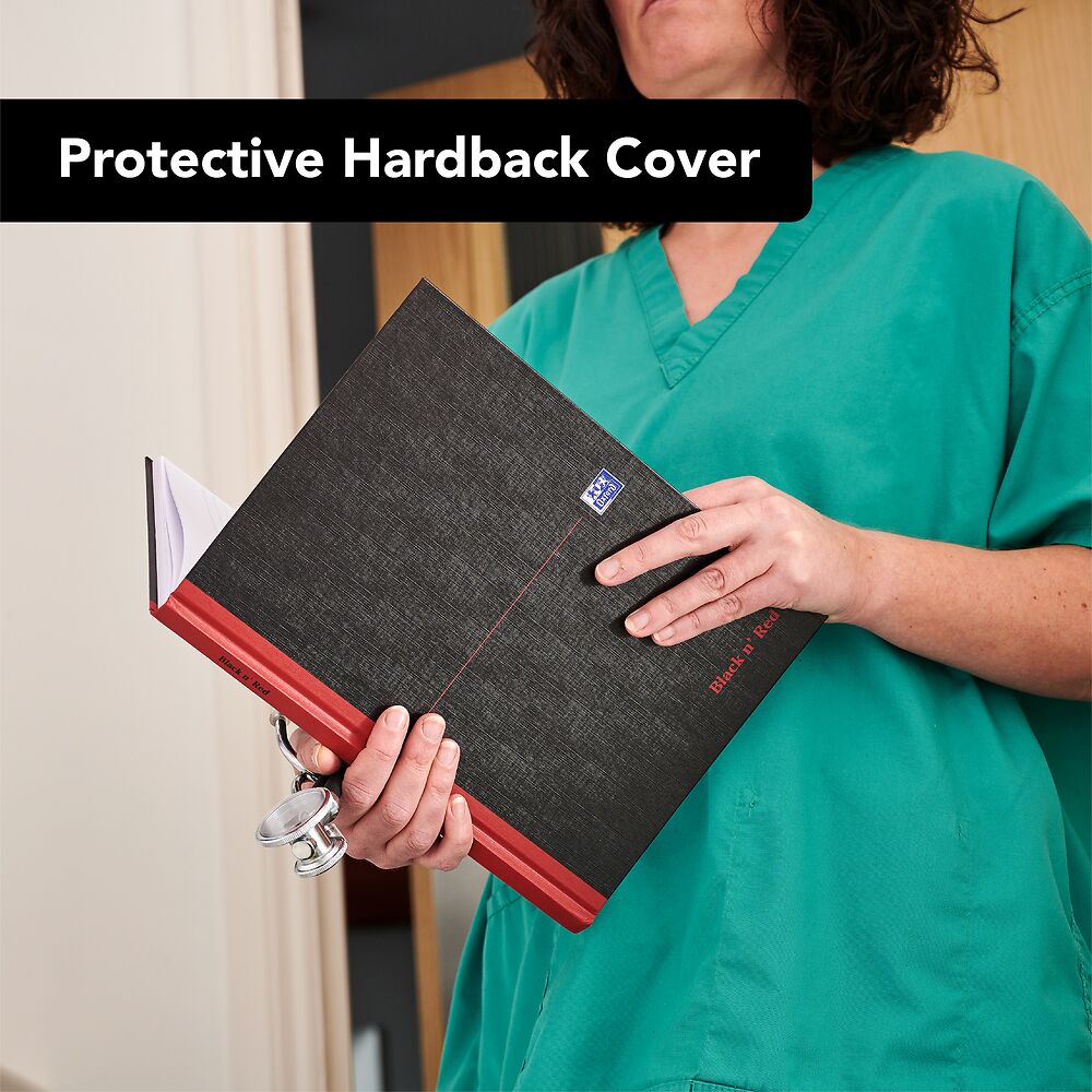 Oxford Black n' Red Single Cash Book