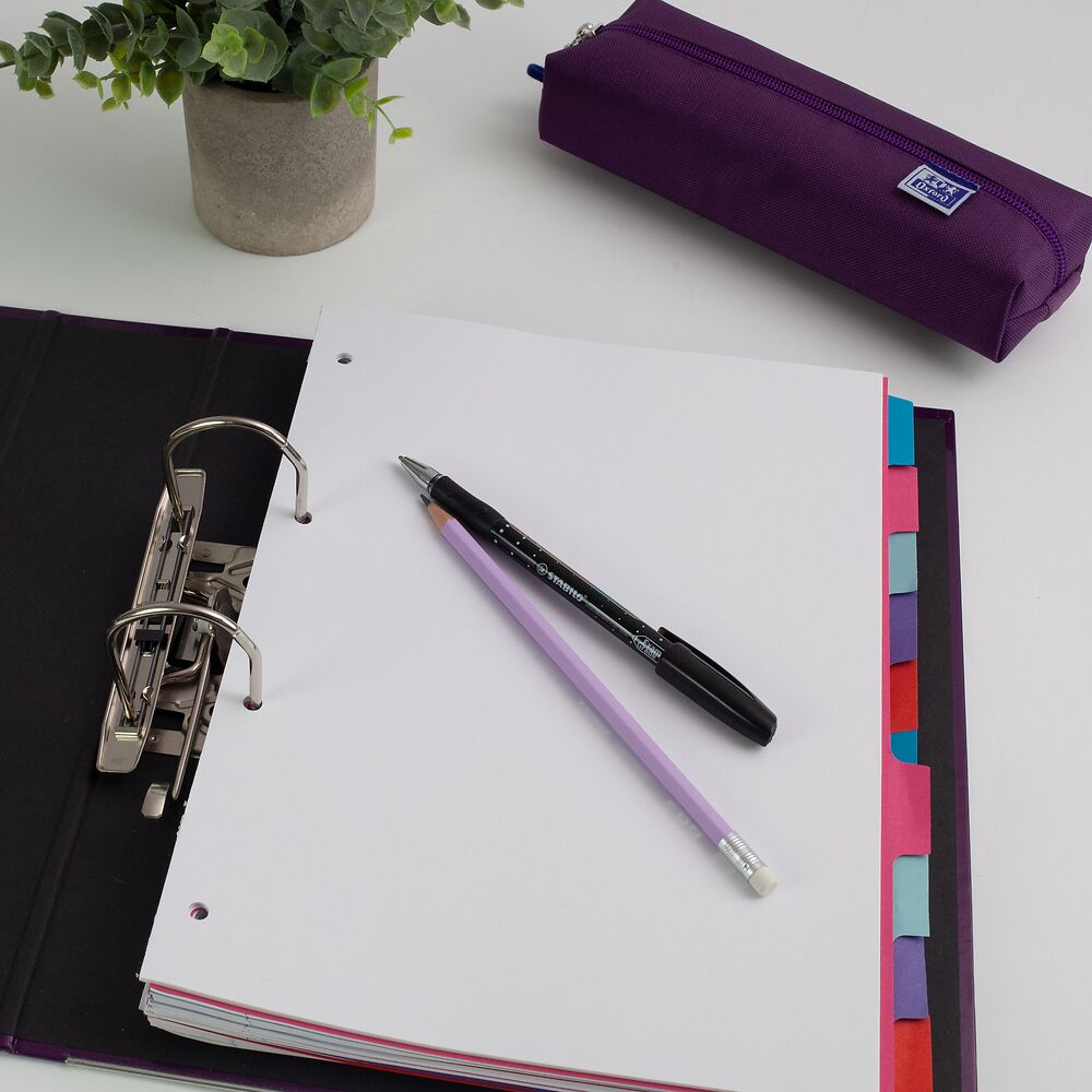 Oxford A4 10 Part Card Dividers Assorted
