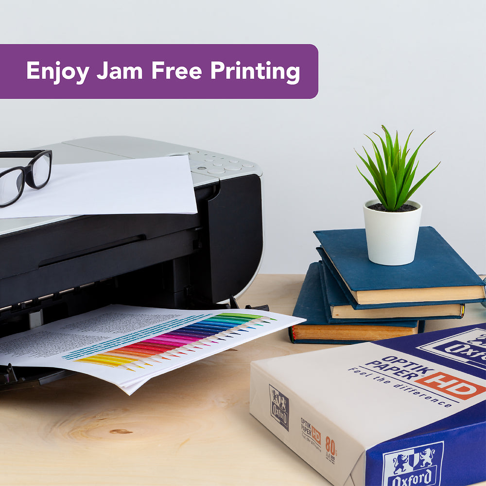 Oxford A4 Ream Paper Plain 500 Sheet White