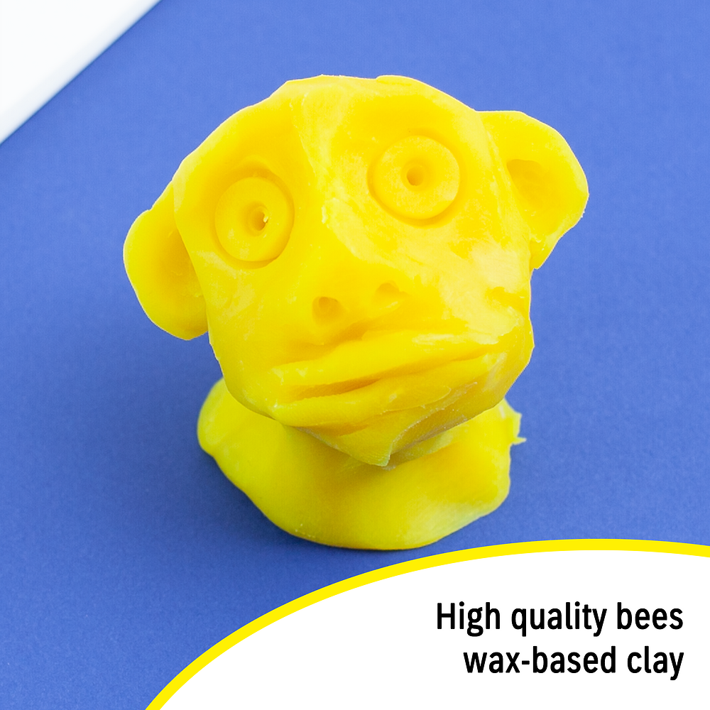 Pelikan Yellow Nakiplast Modelling Clay, Carton of 32