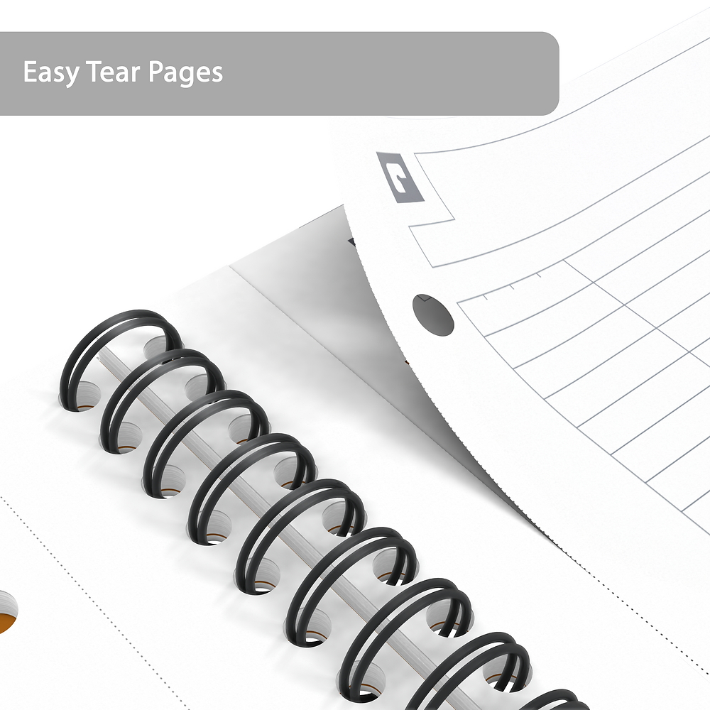 Oxford International Red A4+ Hardback Wirebound Notebook, Narrow Ruled, 160 Pages