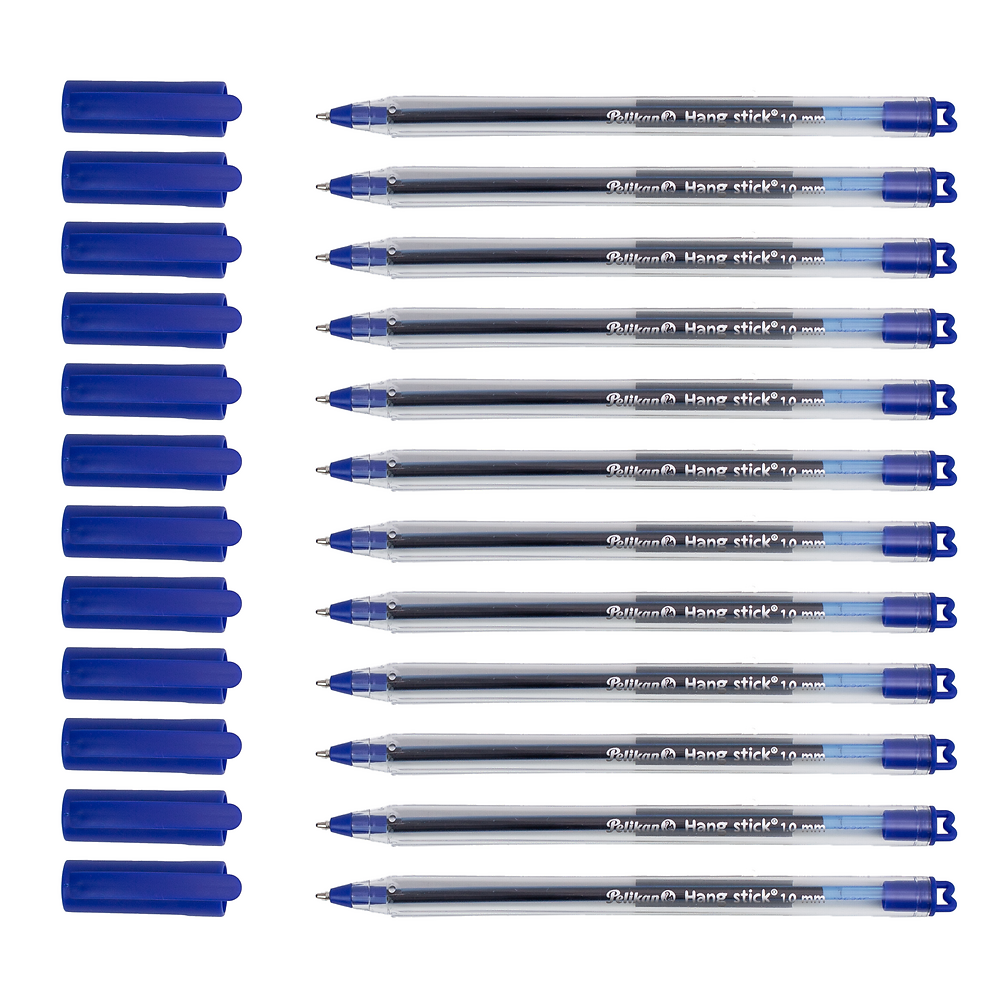 Pelikan Blue Ballpoint Pens, Pack of 12