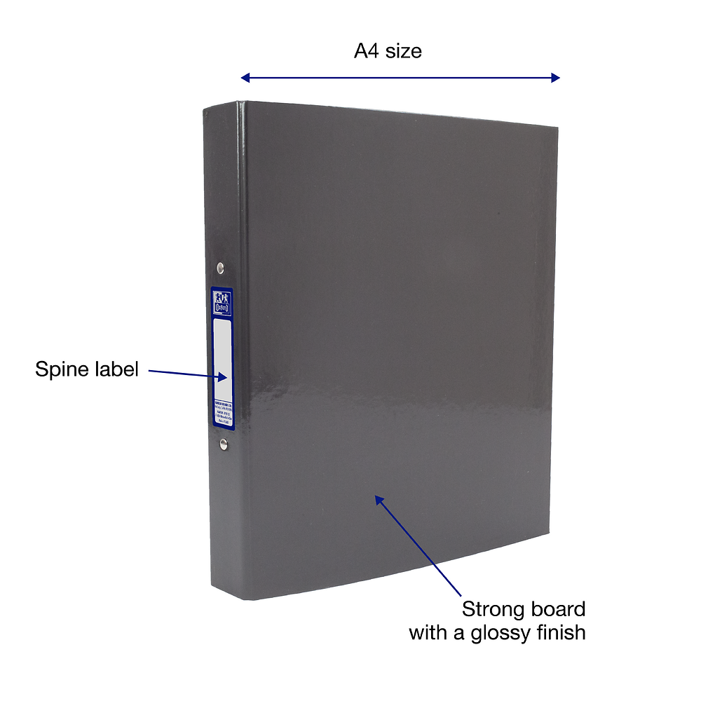 Oxford Ring Binder A4+ Spine 40mm Black