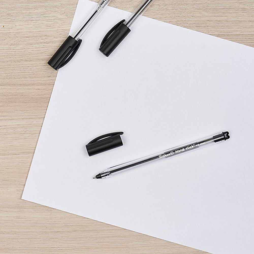 Pelikan Black Ballpoint Pens, Pack of 12