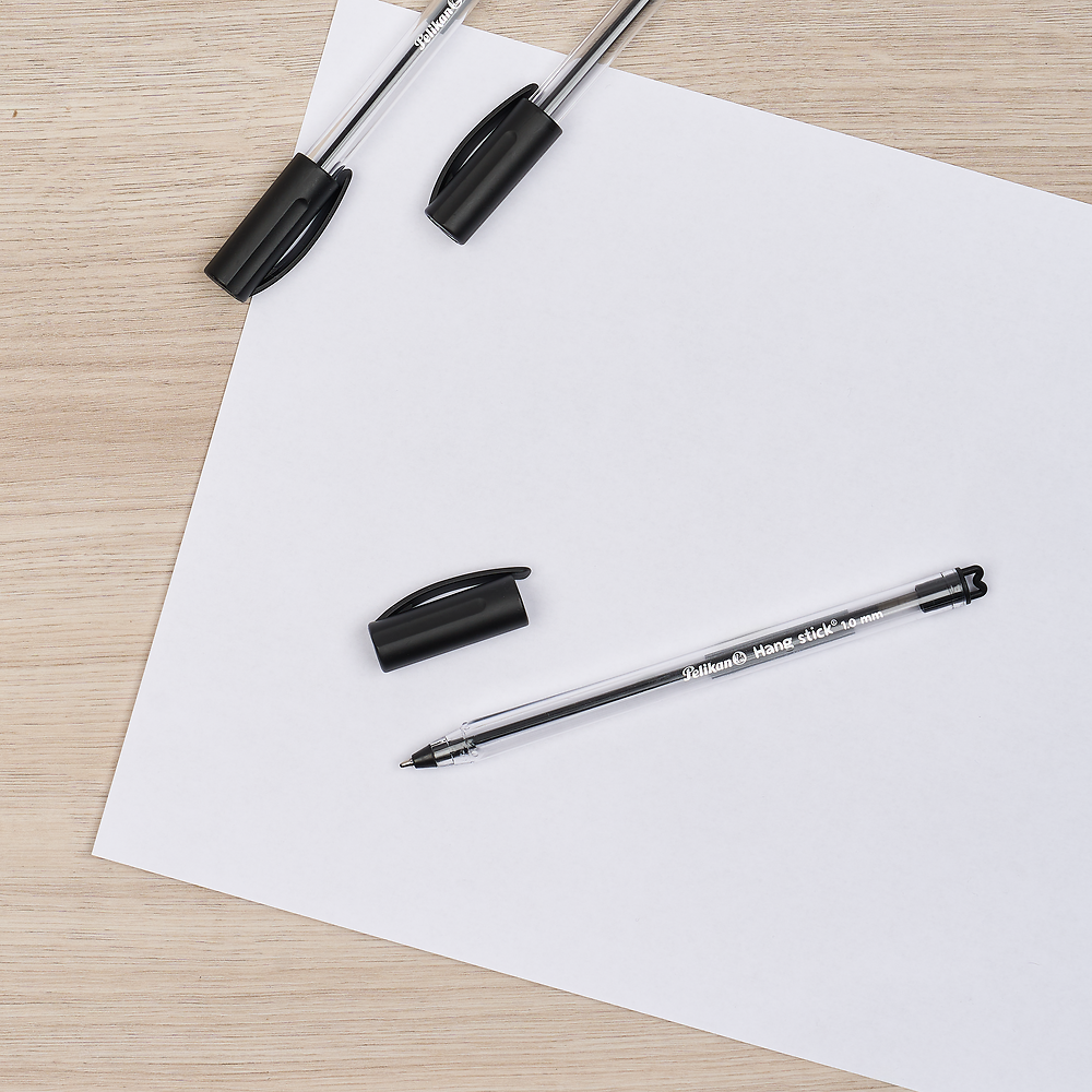 Pelikan Black Ballpoint Pens, Pack of 12