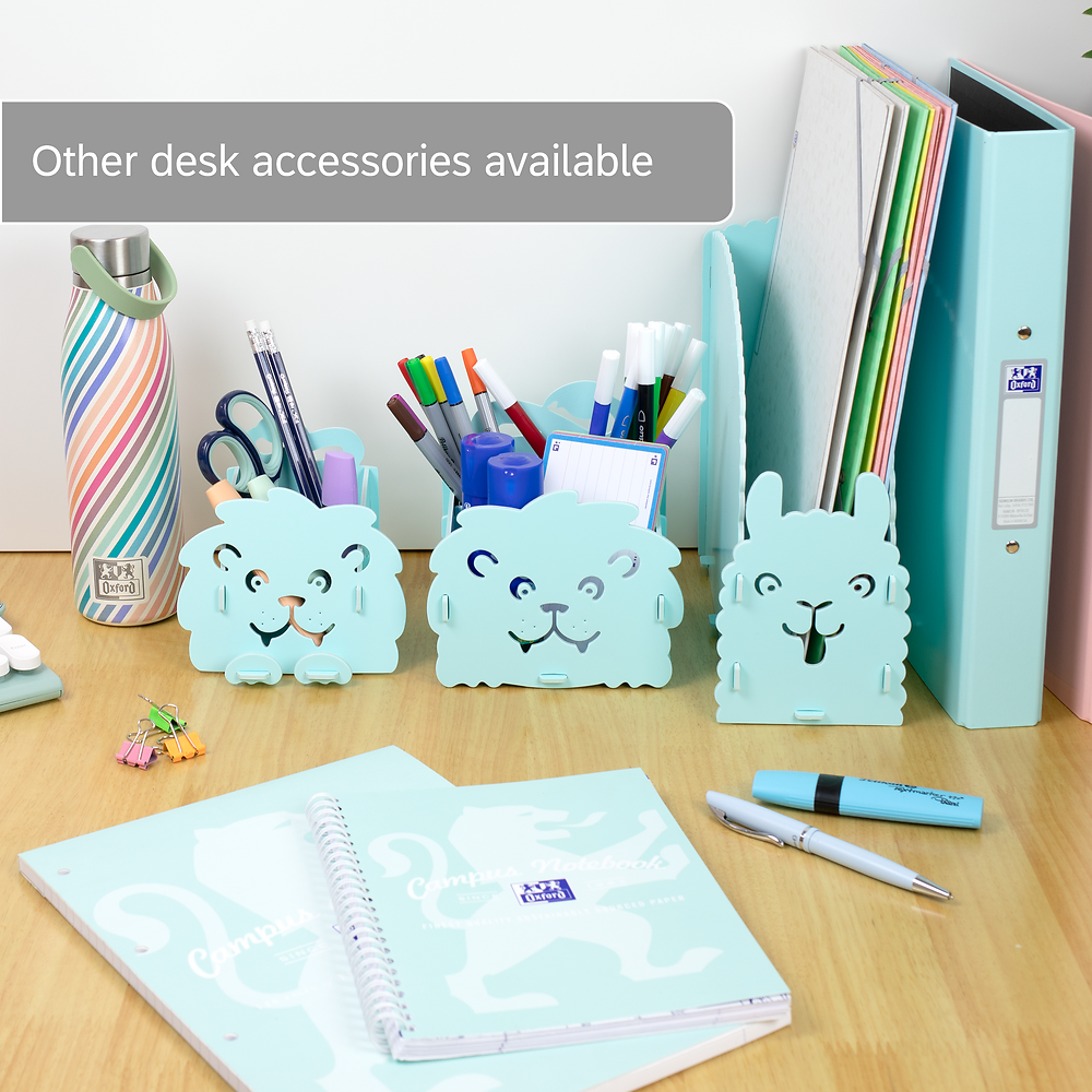 Oxford Leo&Co Magazine File Foam PP, Blue Llama