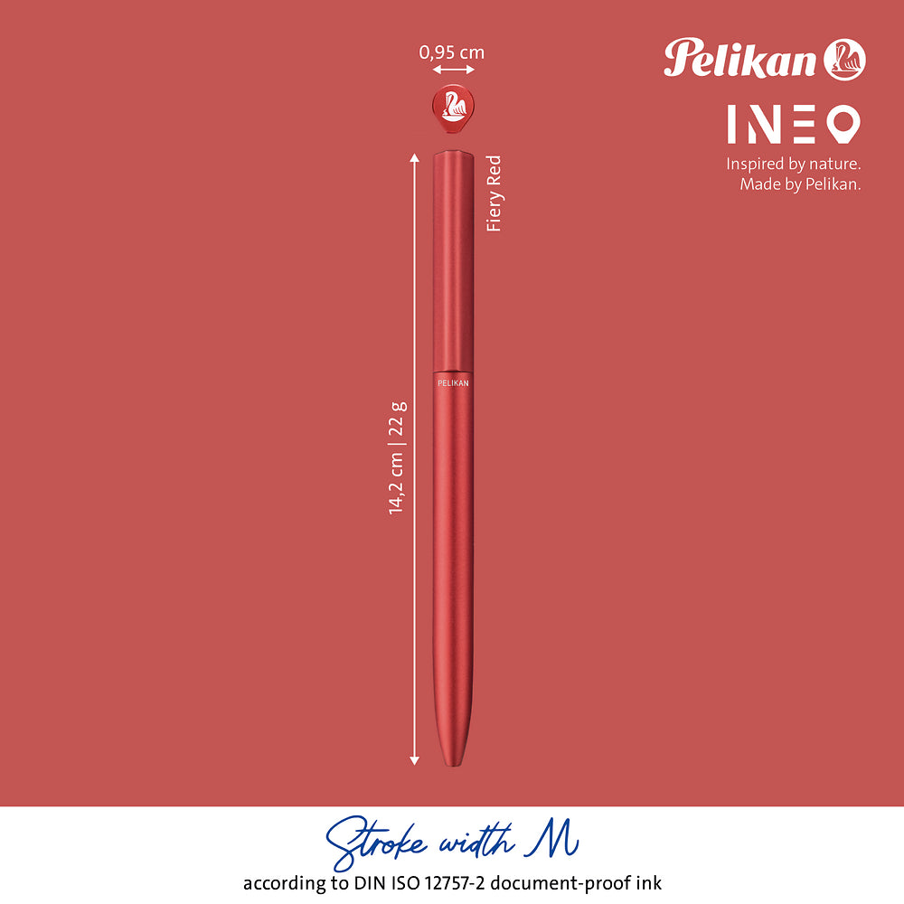 Pelikan Ineo Red Ballpoint Pen