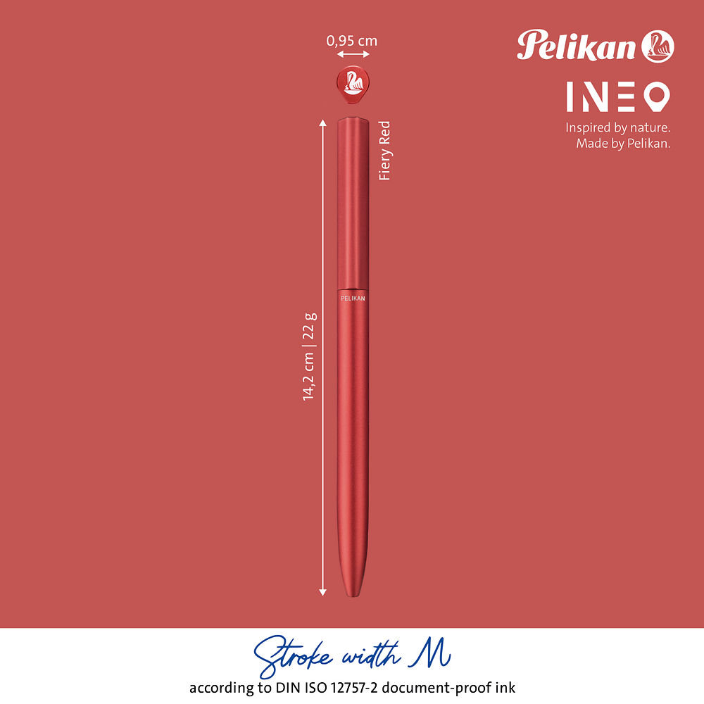 Pelikan Ineo Red Ballpoint Pen