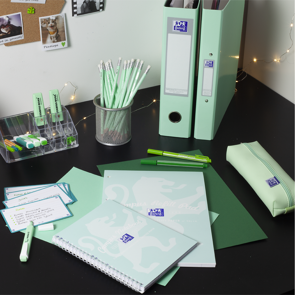 Oxford Mint Green Ring Binder