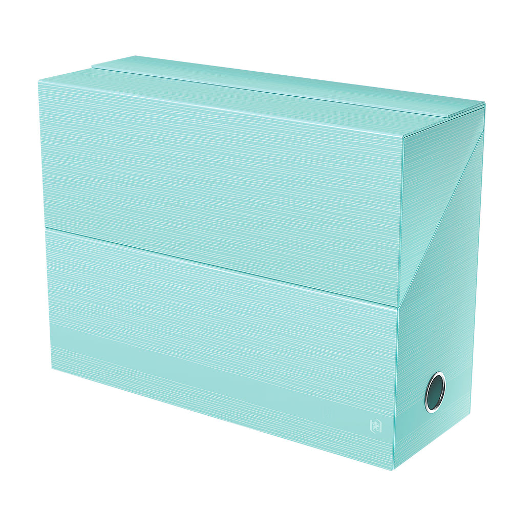 Oxford Harmonia All-in-Box Spine 120 Laminated Card Pastel Green