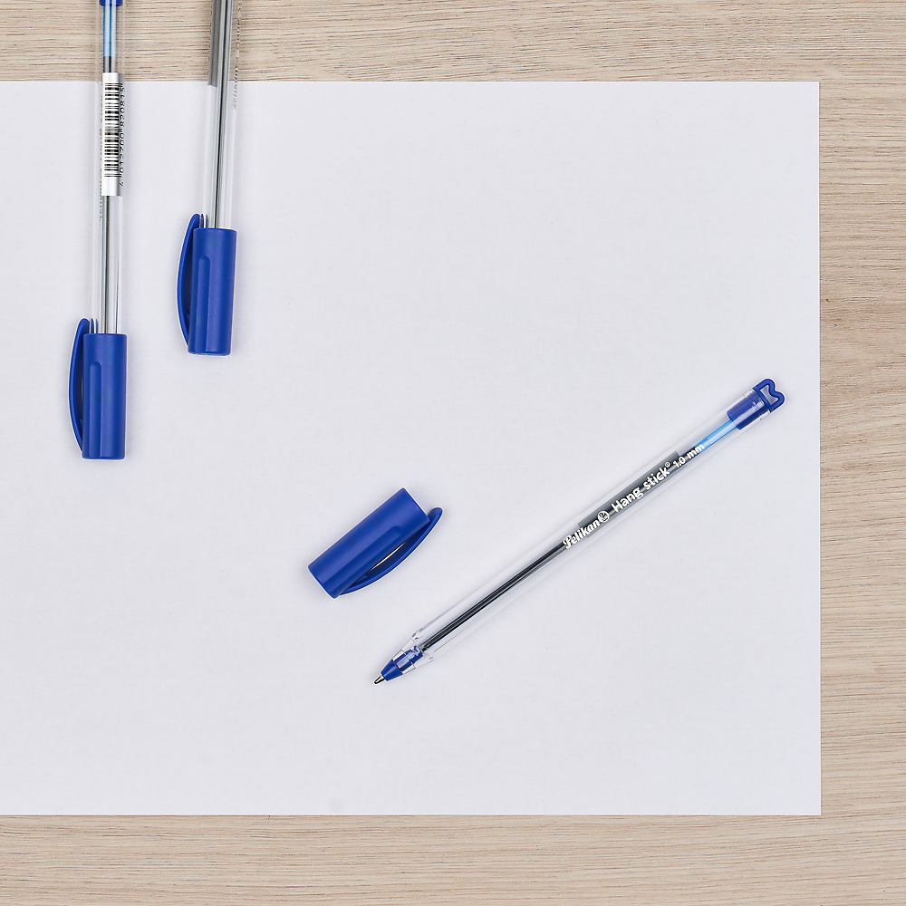 Pelikan Blue Ballpoint Pens, Pack of 12