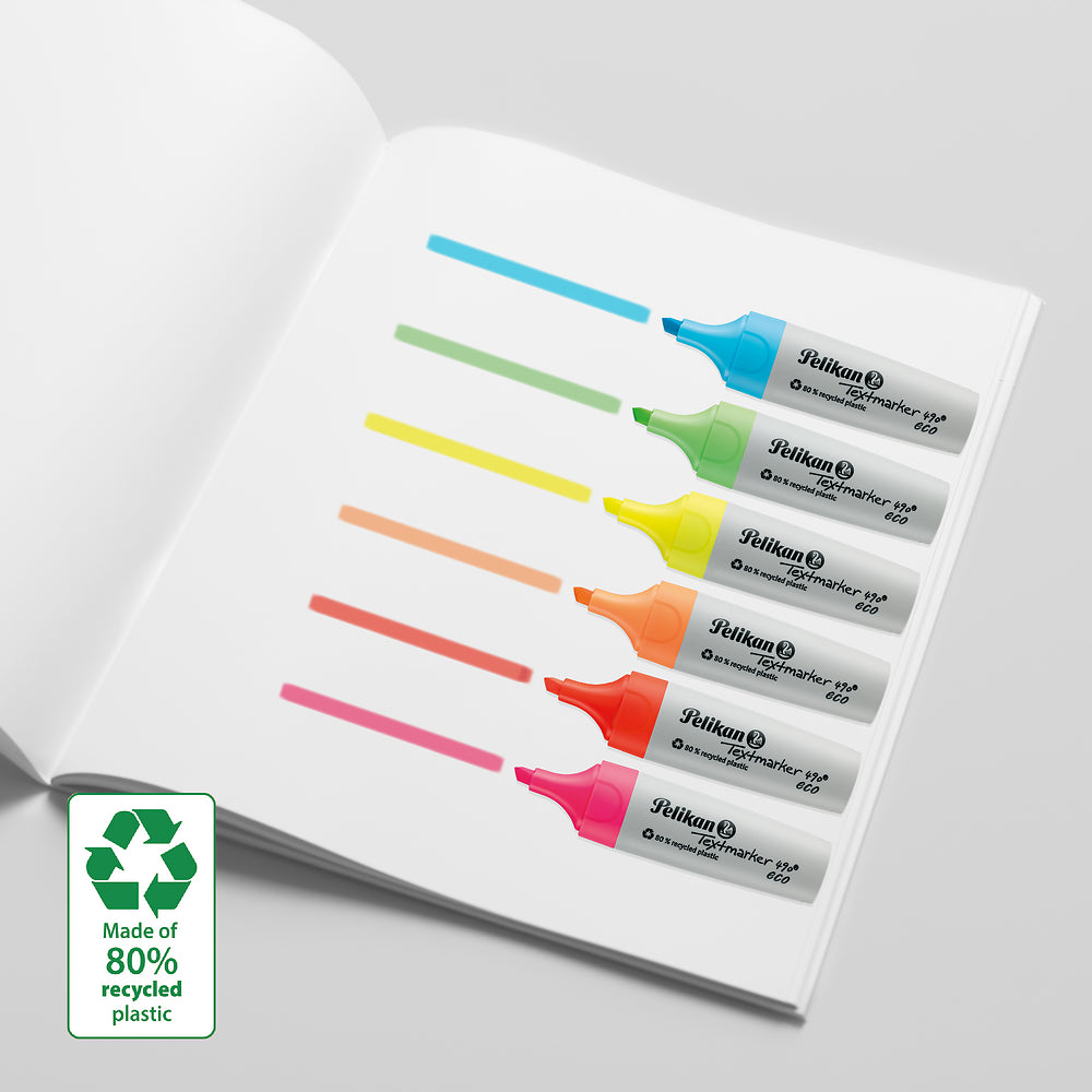 Pelikan Neon Eco Highlighters 6 Pack