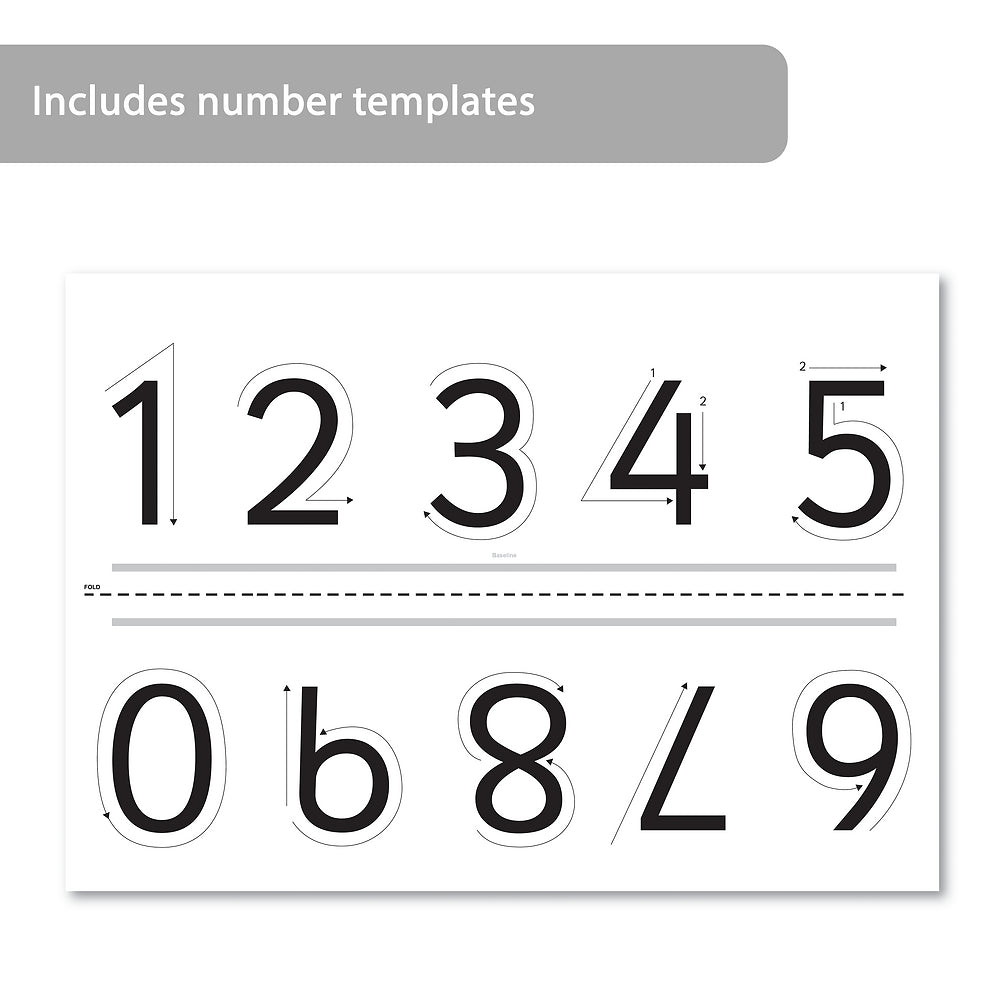 Oxford Learn to Write Practice Book Learning Numbers A4 32 Pages