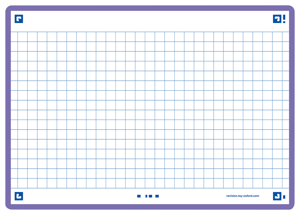 Oxford Lavender Flash Cards, Squared, A6, Pack of 80
