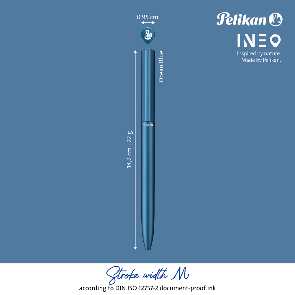 Pelikan Ineo Blue Ballpoint Pen