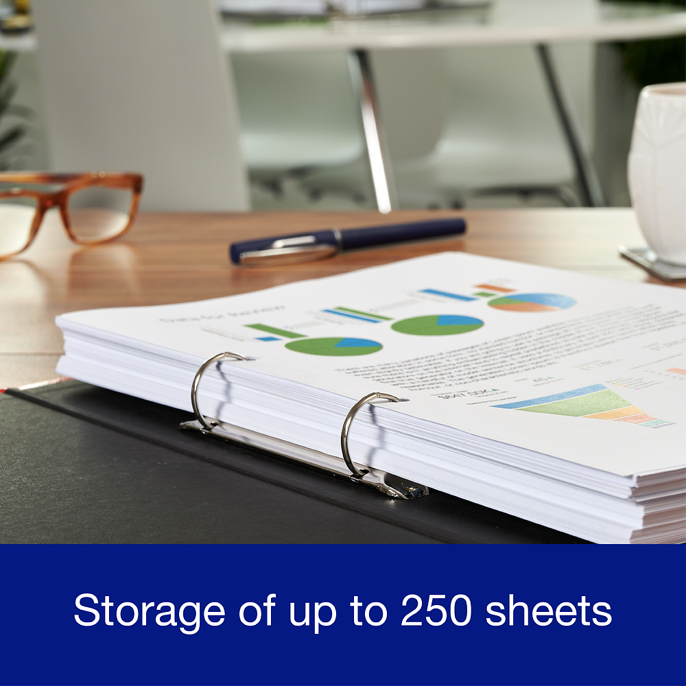 Oxford Ring Binder A4+ Spine 40mm Blue