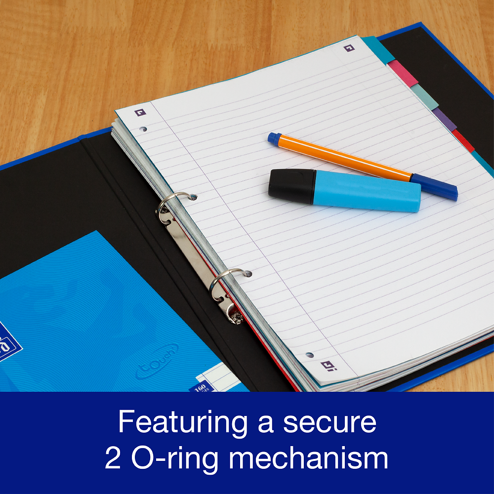 Oxford Ring Binder A4+ Spine 40mm Blue