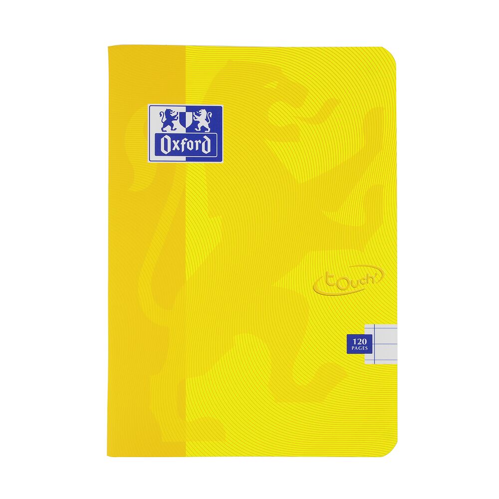 Oxford Touch A5 120 Page Softcover Stapled Notebook, Bright Pink