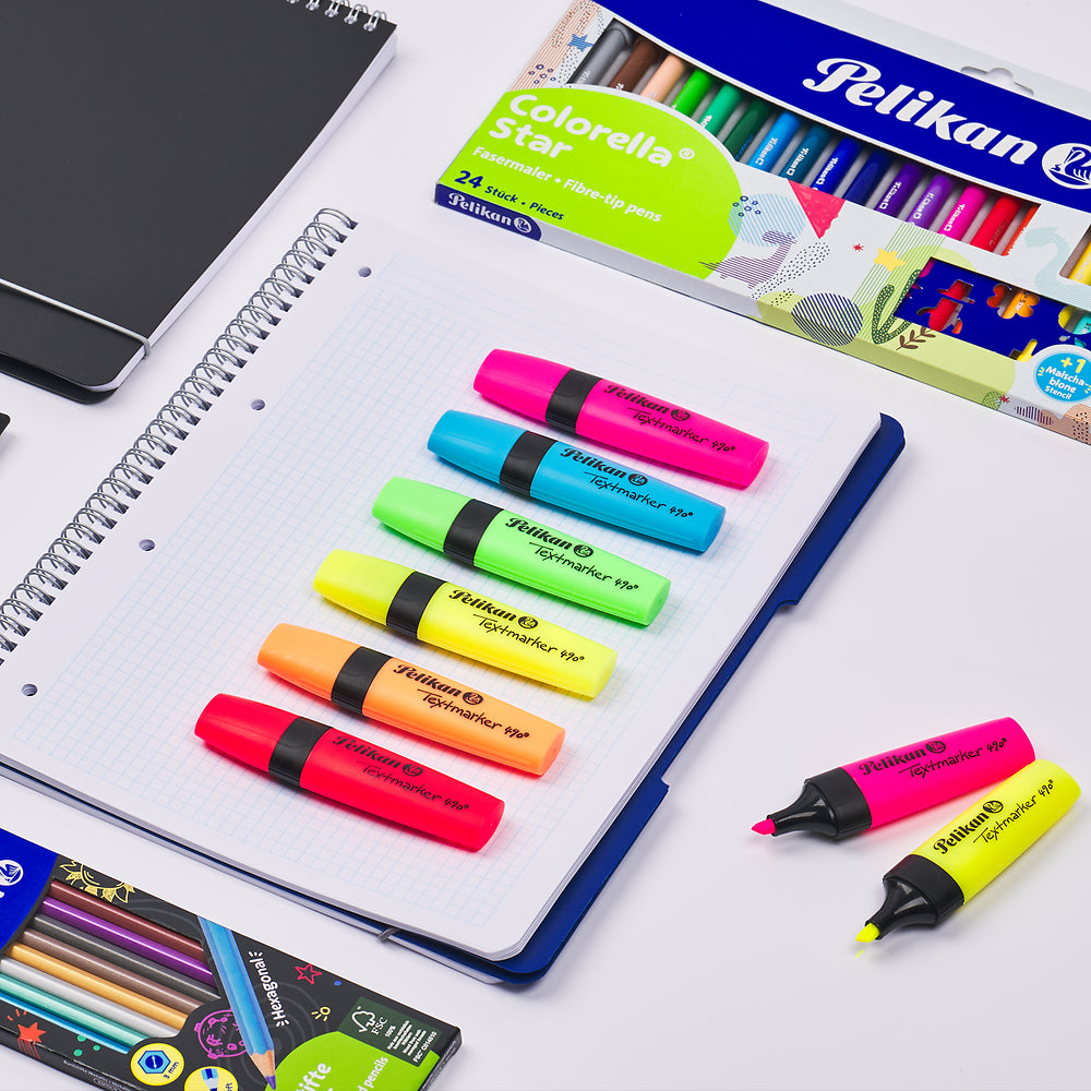 Pelikan Yellow Highlighters, Pack of 10