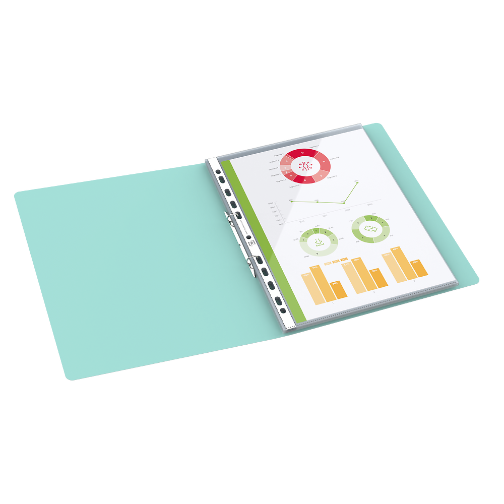 Oxford Urban Ring Binders, Assorted Colours, Pack of 5