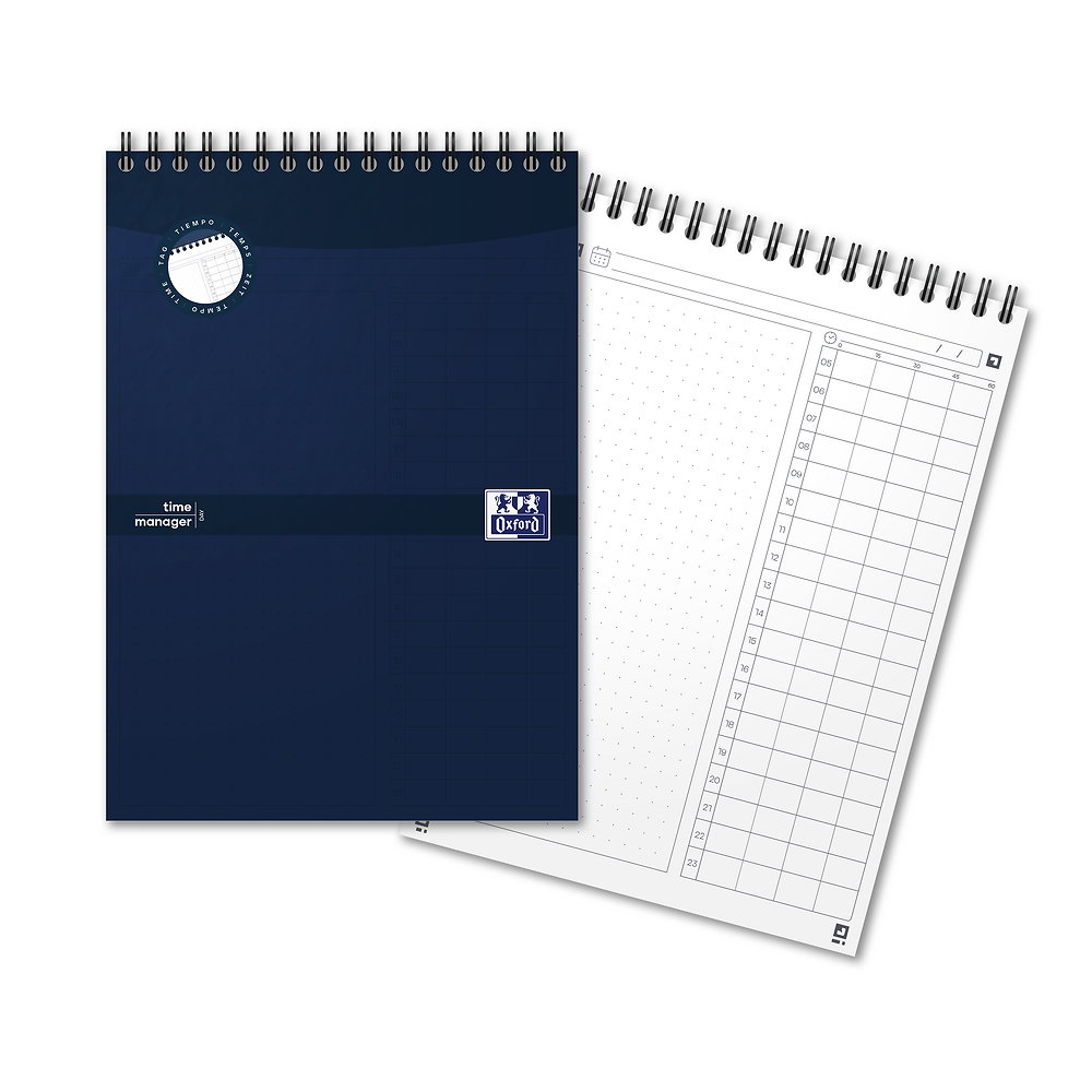 Oxford Task Manager Daily Planner, Blue