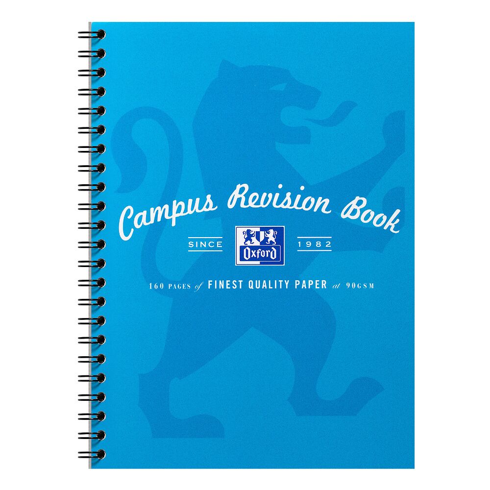 Oxford Campus A4 Revision book, Aqua