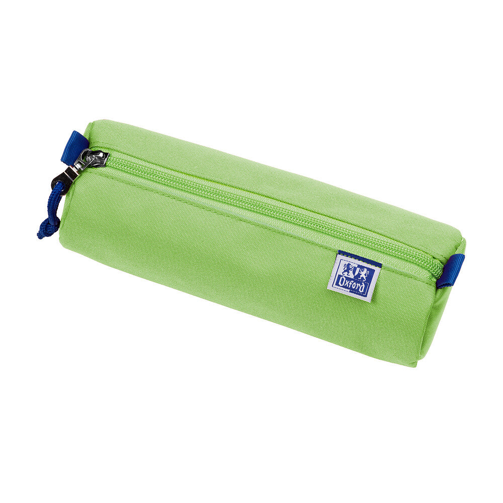 Oxford large round pencil case, bright green