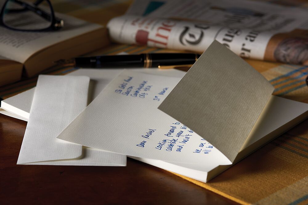 Three Candlestick A4 (210x297mm) Writing Pad 40 Sheets, White