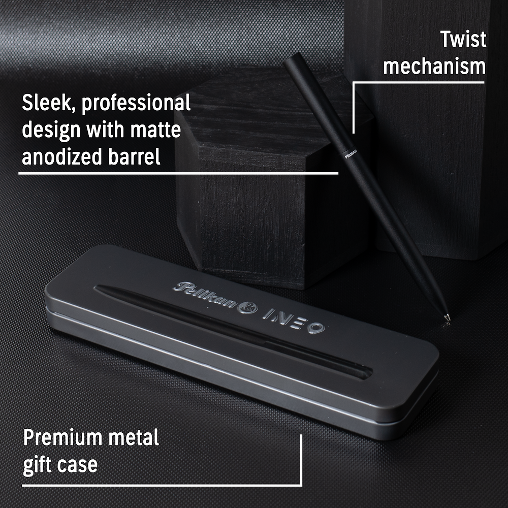 Pelikan Ineo Black Ballpoint Pen
