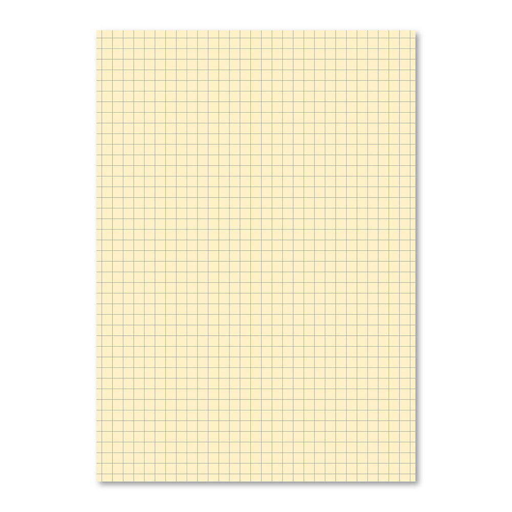 Hamelin A4 Exercise Book Stapled, 7mm Squared, Cream tinted 80 page, Blue - 10 Pack