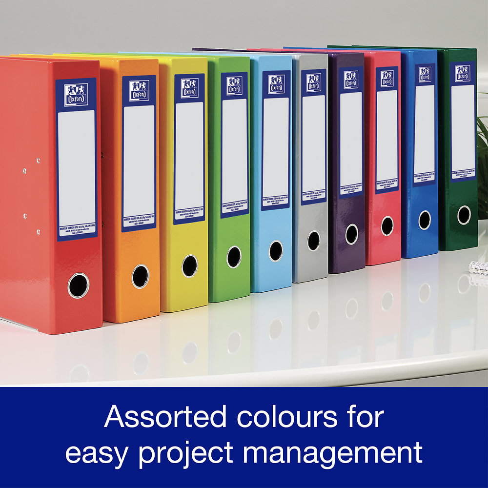 Oxford A4 Purple Lever Arch File